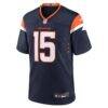 Nik Bonitto Denver Broncos Nike Alternate Game Jersey - Navy - Alt1