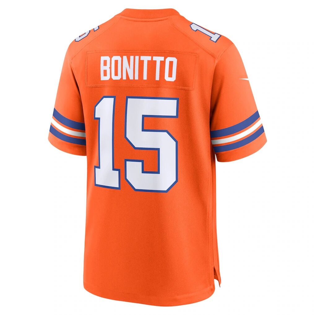 Nik Bonitto Denver Broncos Nike Alternate 2 Mile High Collection 1977 Throwback Game Jersey