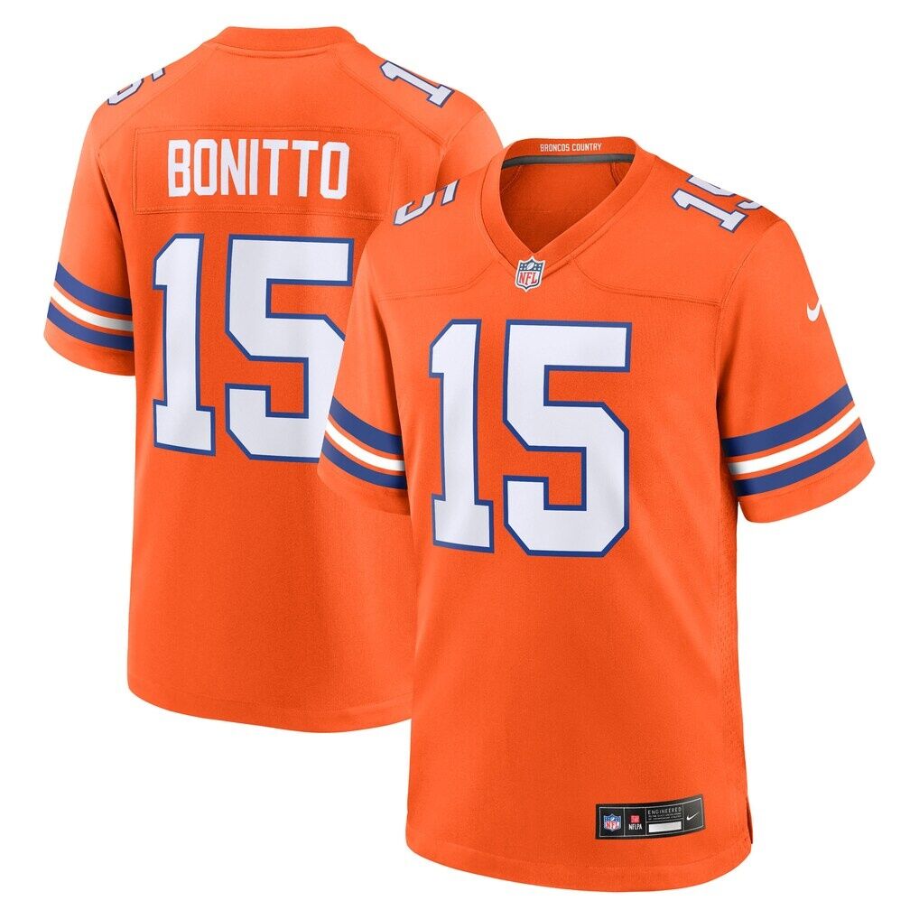 Nik Bonitto Denver Broncos Nike Alternate 2 Mile High Collection 1977 Throwback Game Jersey