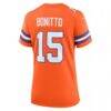Nik Bonitto Denver Broncos Nike Women's Alternate 2 Mile High Collection 1977 Throwback Game Jersey - Orange - Detail View