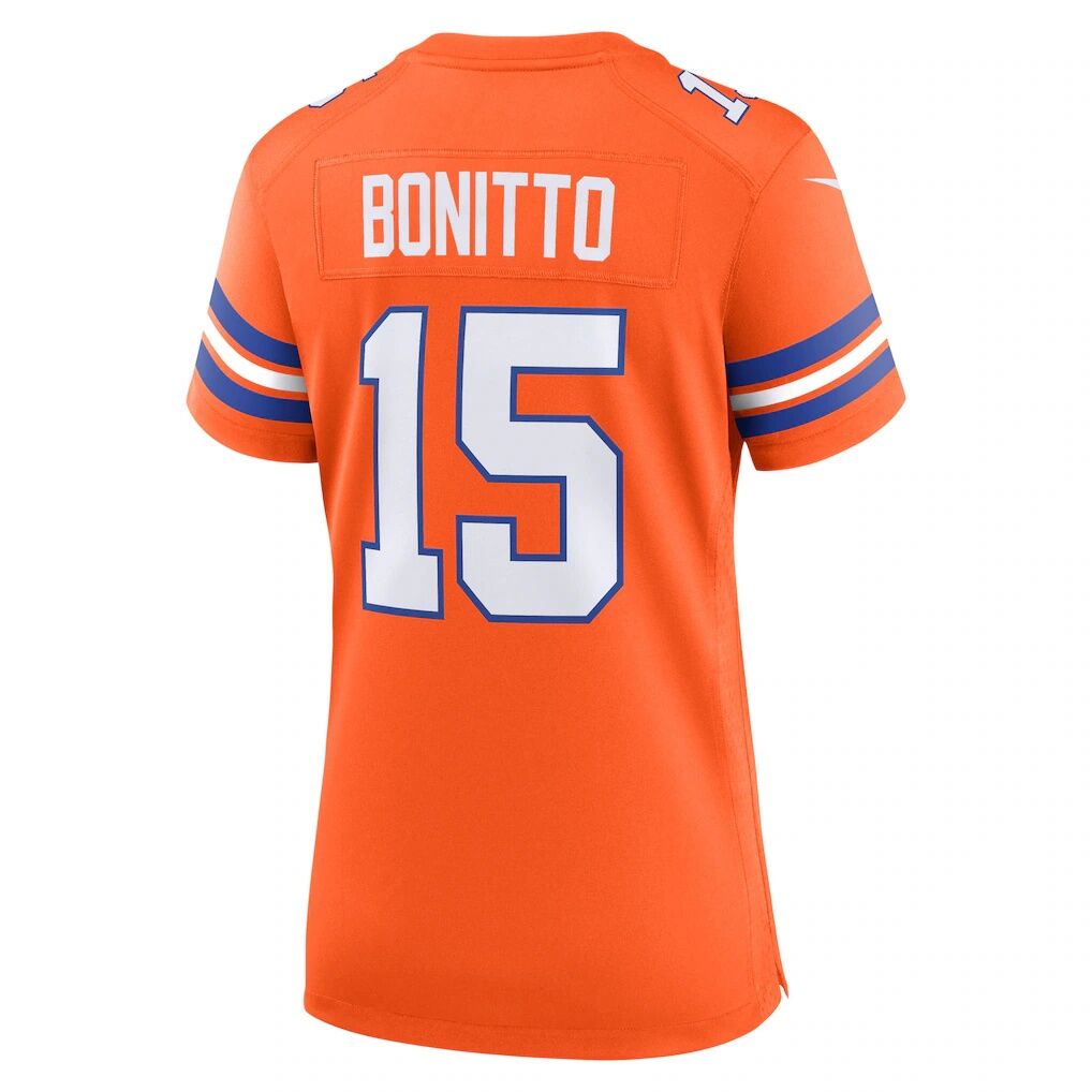 Nik Bonitto Denver Broncos Nike Women's Alternate 2 Mile High Collection 1977 Throwback Game Jersey