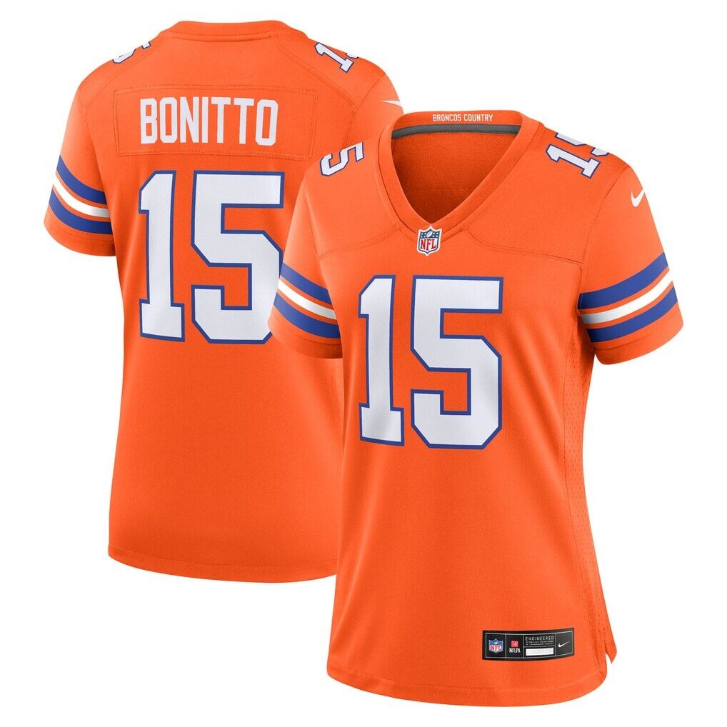 Nik Bonitto Denver Broncos Nike Women's Alternate 2 Mile High Collection 1977 Throwback Game Jersey
