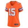 Nik Bonitto Denver Broncos Nike Women's Alternate 2 Mile High Collection 1977 Throwback Game Jersey - Orange - Side View