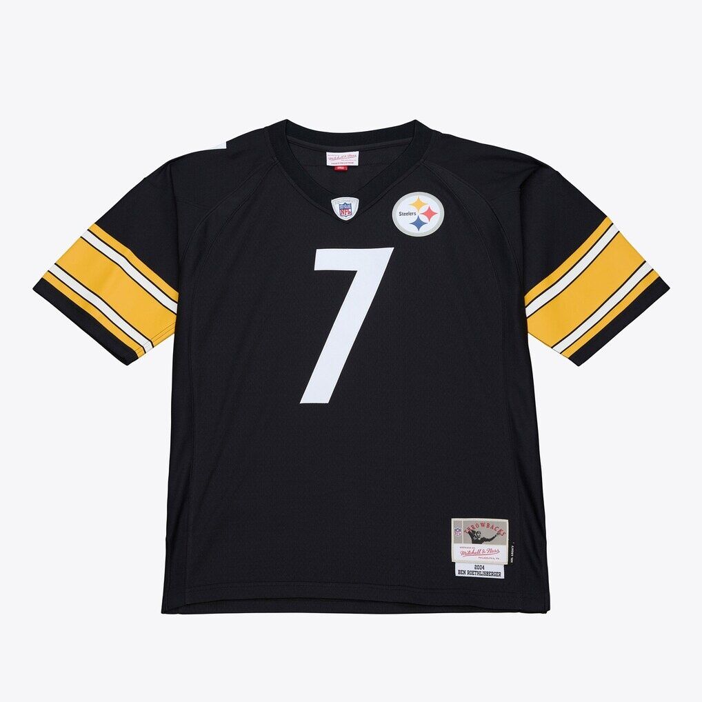 Ben Roethlisberger Pittsburgh Steelers Mitchell & Ness 2004 Big & Tall Legacy Retired Player Jersey