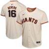 Rafael Devers San Francisco Giants Nike Youth Home Player Game Jersey - Cream - Front View