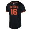 Rafael Devers San Francisco Giants Nike Youth Limited Jersey - Black - Detail View