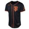 Rafael Devers San Francisco Giants Nike Youth Limited Jersey - Black - Side View