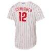 Kyle Schwarber Philadelphia Phillies Nike Youth Replica Jersey - White - Detail View