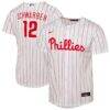 Kyle Schwarber Philadelphia Phillies Nike Youth Replica Jersey - White - Front View