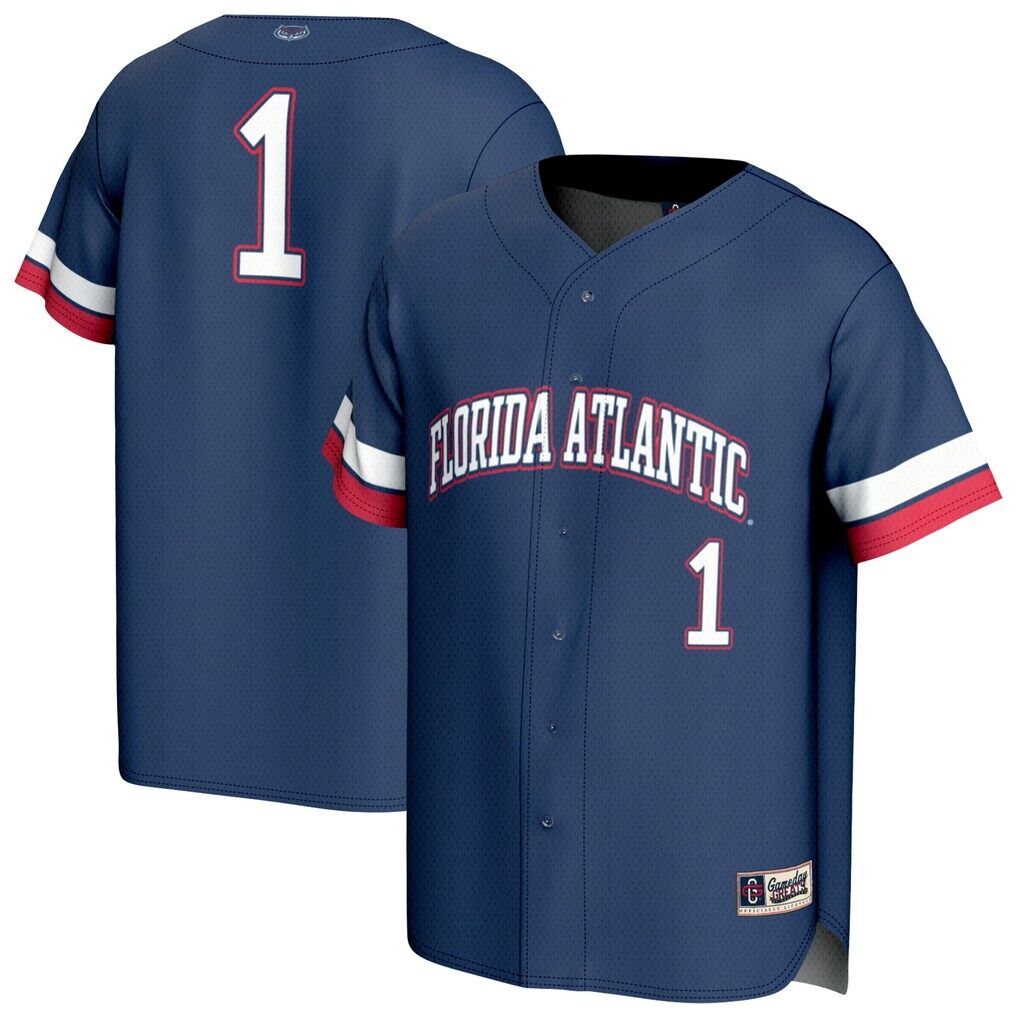 #1 Florida Atlantic Owls GameDay Greats Youth Collegiate Baseball Fashion Jersey
