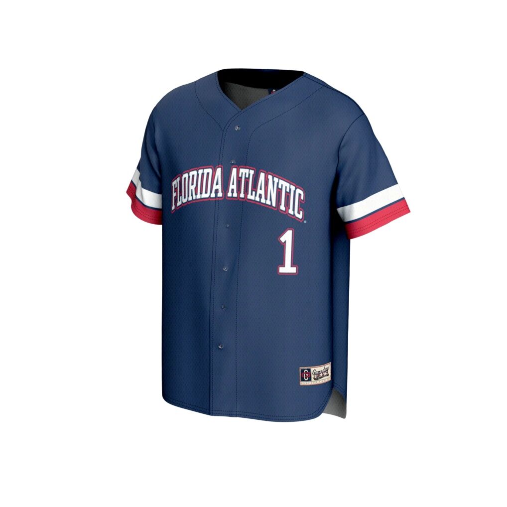#1 Florida Atlantic Owls GameDay Greats Youth Collegiate Baseball Fashion Jersey