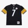Ben Roethlisberger Pittsburgh Steelers Mitchell & Ness 2004 Authentic Throwback Jersey - Black - Front View