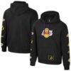 Los Angeles Lakers Stadium Essentials Unisex NBA Legends City Star Fleece Hoodie - Black - Front View
