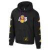 Los Angeles Lakers Stadium Essentials Unisex NBA Legends City Star Fleece Hoodie - Black - Side View