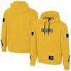 Indiana Pacers Stadium Essentials Unisex NBA Legends City Star Fleece Hoodie - Gold - Front View