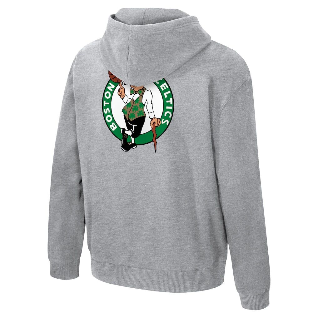 Boston Celtics Stadium Essentials Unisex First Team Club Level Hoodie - Heather Gray