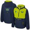 Dallas Wings Stadium Essentials Unisex Legends Challenger Quarter-Zip Jacket - - Front View
