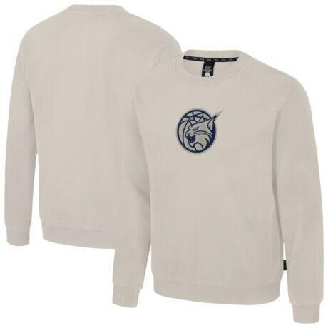 Minnesota Lynx Stadium Essentials Unisex Club Level Chenille Sweatshirt - Cream - Front View