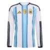 Argentina National Team adidas 2026 Home Replica Long Sleeve Jersey - White - Alt2