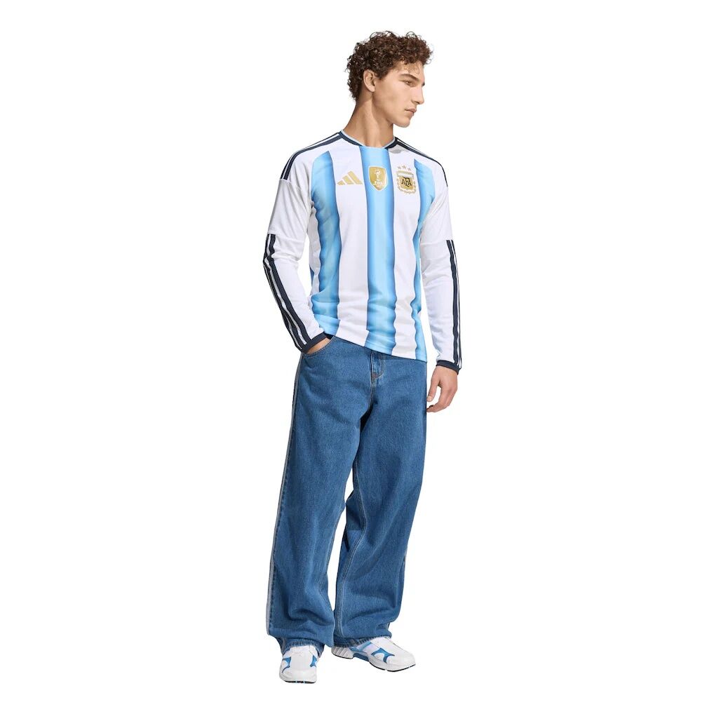 Argentina National Team adidas 2026 Home Replica Long Sleeve Jersey