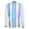 Argentina National Team adidas 2026 Home Replica Long Sleeve Jersey - White - Front View