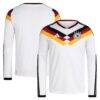 Germany National Team adidas 2026 Home Replica Long Sleeve Jersey - White - Front View