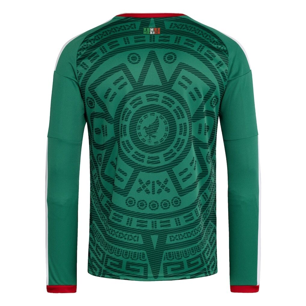 Mexico National Team adidas 2026 Home Replica Long Sleeve Jersey