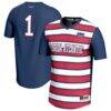 #1 Florida Atlantic Owls GameDay Greats Youth Lightweight Collegiate Soccer Fashion Jersey - - Front View