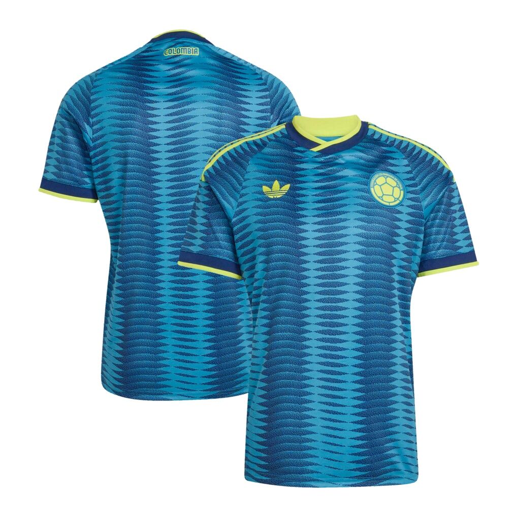 Colombia National Team adidas 2026 Away Replica Jersey – Turquoise