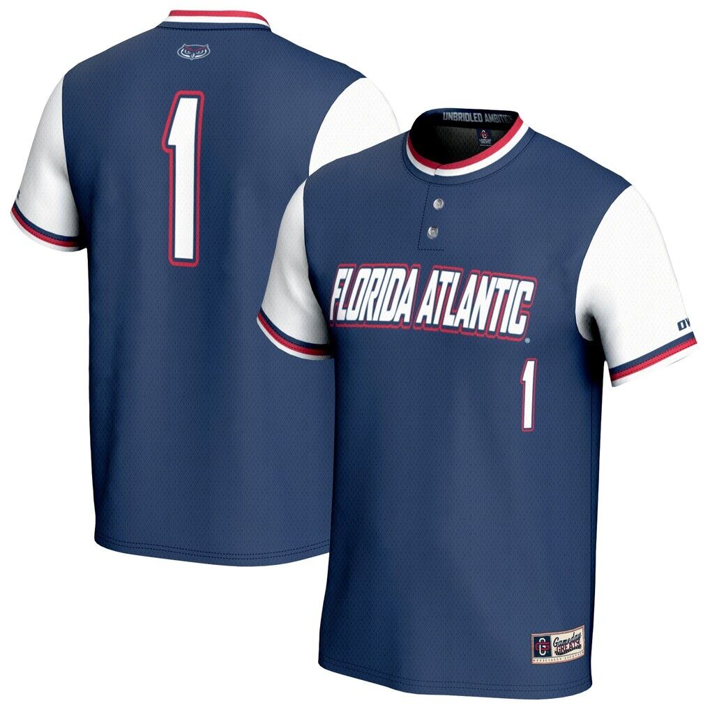 #1 Florida Atlantic Owls GameDay Greats Youth Lightweight Collegiate Softball Fashion Jersey