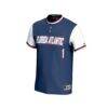 #1 Florida Atlantic Owls GameDay Greats Youth Lightweight Collegiate Softball Fashion Jersey - Navy - Side View