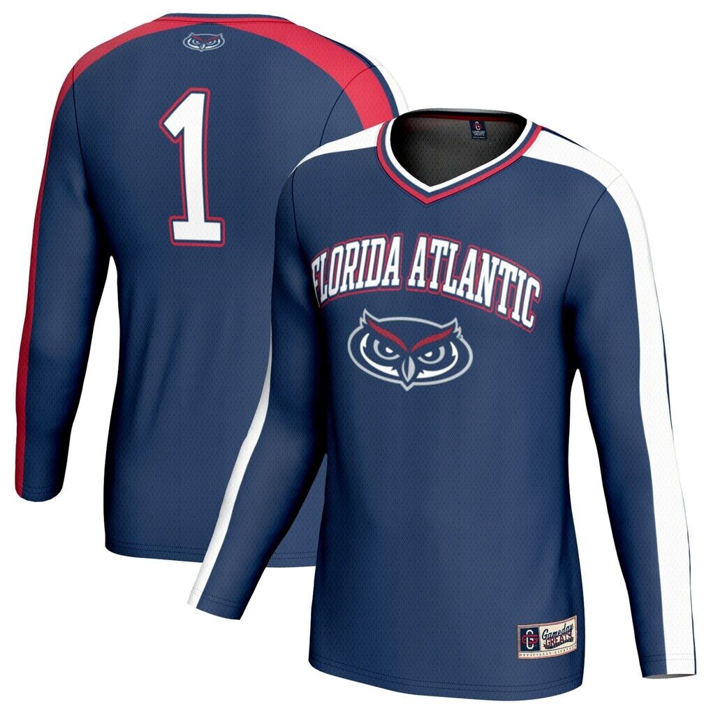 #1 Florida Atlantic Owls GameDay Greats Unisex Lightweight Collegiate Volleyball Fashion Jersey