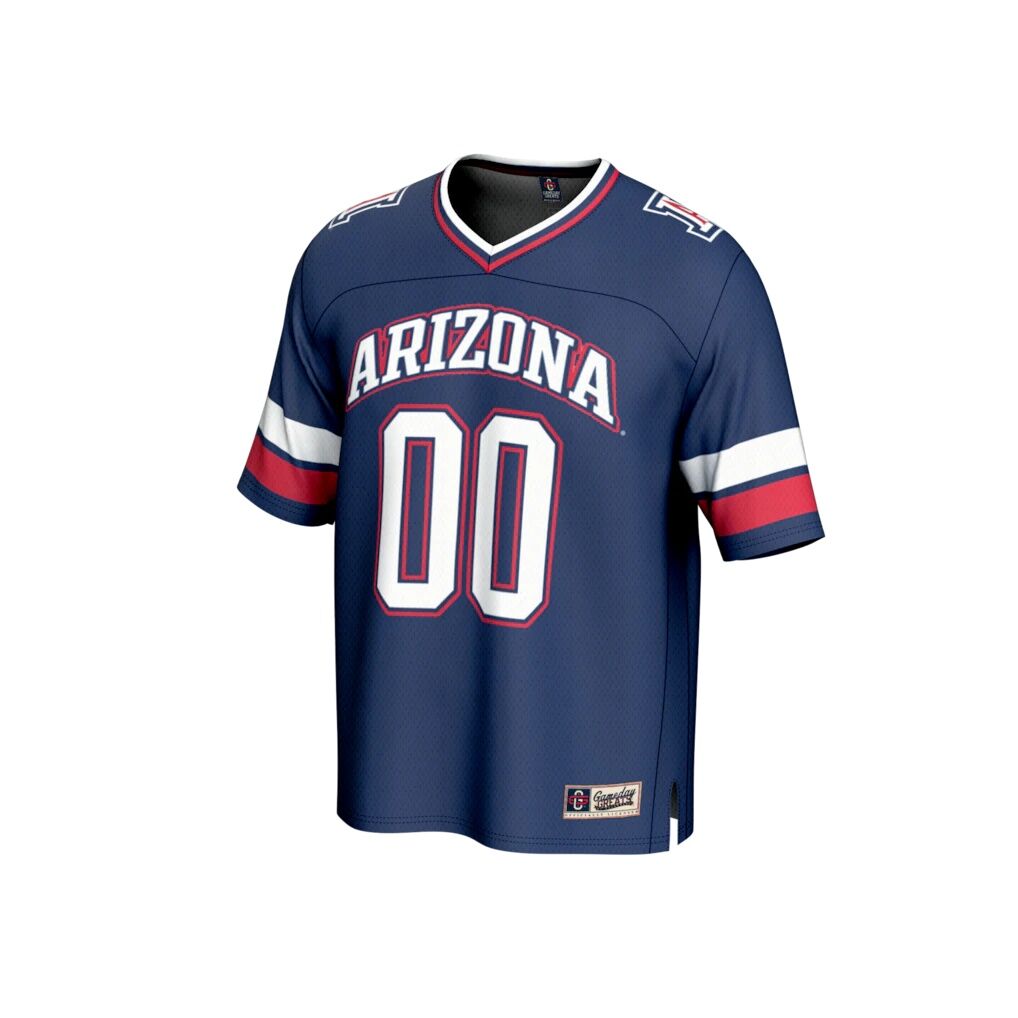 Arizona Wildcats GameDay Greats Unisex NIL Pick-A-Player Lightweight Collegiate Football Fashion Jersey
