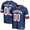 Arizona Wildcats GameDay Greats Youth NIL Pick-A-Player Lightweight Collegiate Football Fashion Jersey - Navy - Front View
