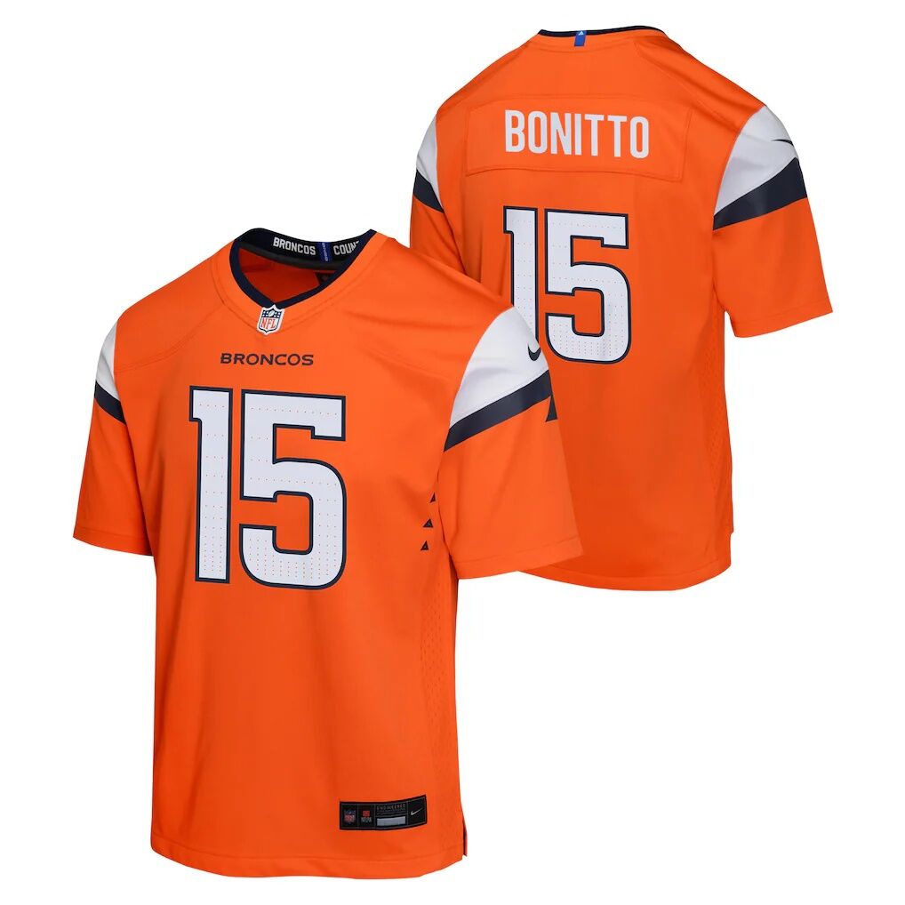 Nik Bonitto Denver Broncos Nike Youth Alternate Game Jersey