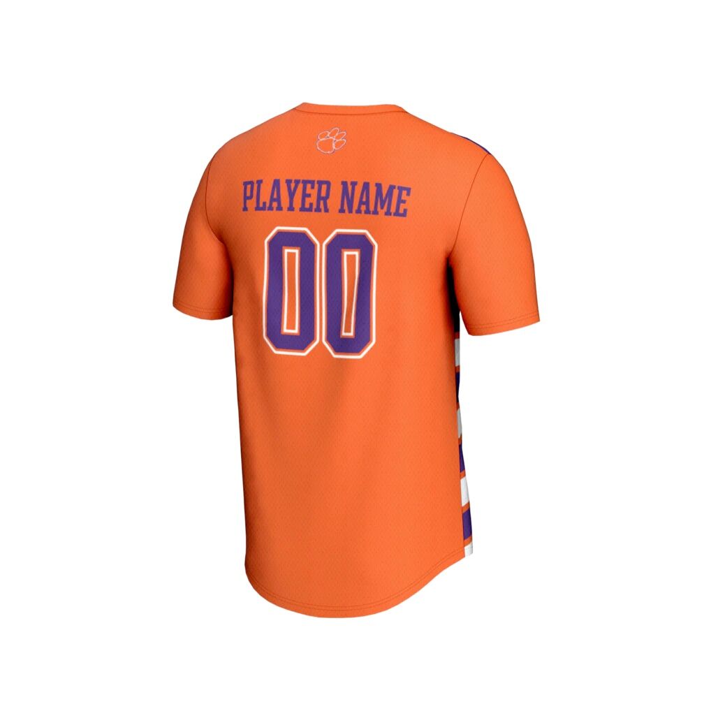 Clemson Tigers GameDay Greats Unisex Collegiate Men's Soccer NIL Pick-A-Player Fashion Jersey - Orange/Purple