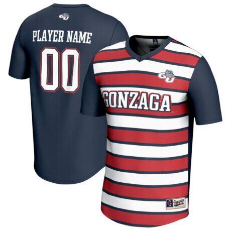 Gonzaga Bulldogs GameDay Greats Unisex NIL Pick-A-Player Collegiate Women's Soccer Lightweight Fashion Jersey - - Front View