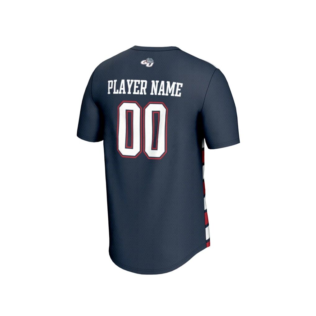 Gonzaga Bulldogs GameDay Greats Youth NIL Pick-A-Player Collegiate Women's Soccer Lightweight Fashion Jersey - Navy/Red