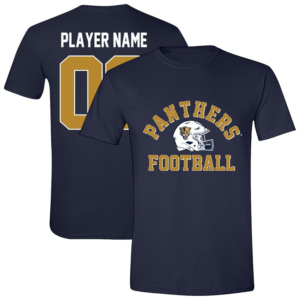 FIU Panthers Athlete's Thread Unisex Custom Collegiate Football Helmet T-Shirt