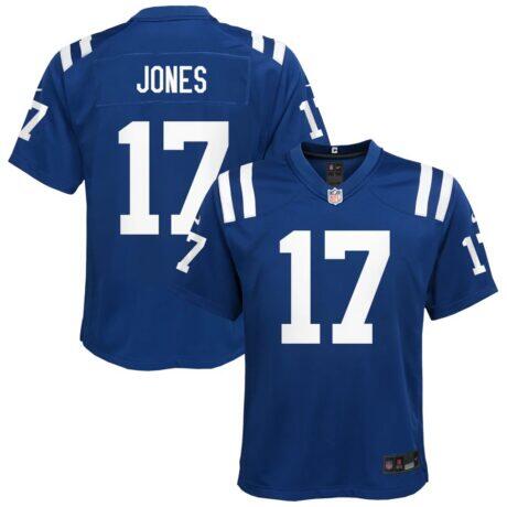 Daniel Jones Indianapolis Colts Nike Youth Alternate 2 Game Jersey - - Front View
