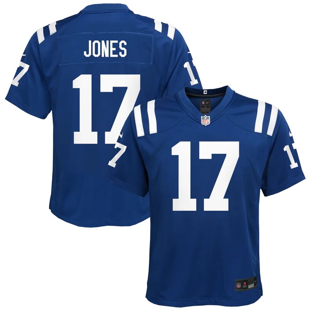 Daniel Jones Indianapolis Colts Nike Youth Alternate 2 Game Jersey - Royal