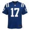 Daniel Jones Indianapolis Colts Nike Youth Alternate 2 Game Jersey - - Side View