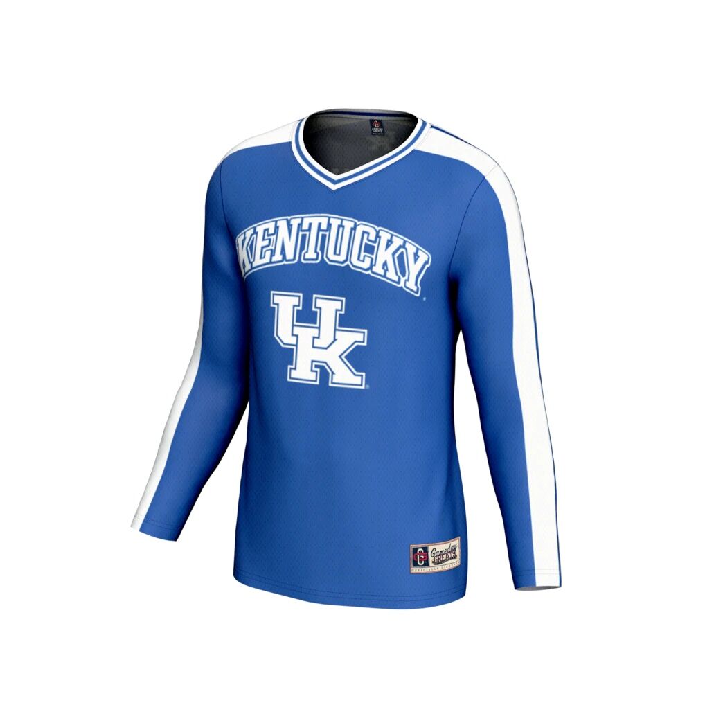 Kentucky Wildcats GameDay Greats Unisex NIL Pick-A-Player Lightweight Collegiate Volleyball Fashion Jersey - Royal