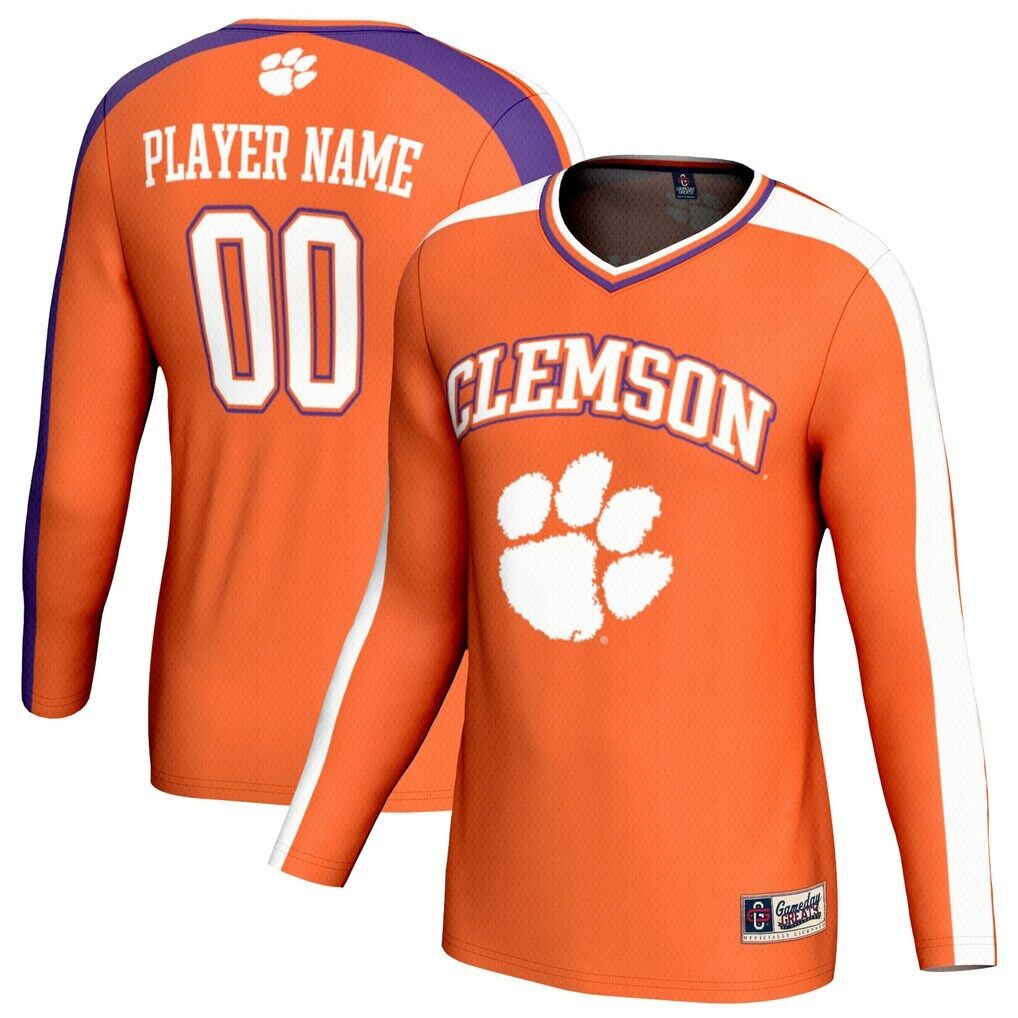 Clemson Tigers GameDay Greats Unisex NIL Pick-A-Player Lightweight Collegiate Volleyball Fashion Jersey