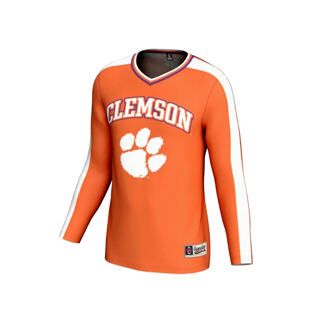 Clemson Tigers GameDay Greats Unisex NIL Pick-A-Player Lightweight Collegiate Volleyball Fashion Jersey