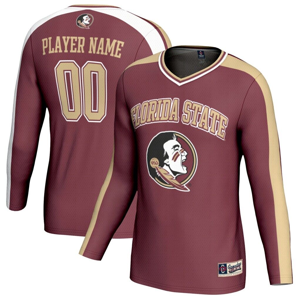 Florida State Seminoles GameDay Greats Unisex NIL Pick-A-Player Lightweight Collegiate Volleyball Fashion Jersey - Garnet