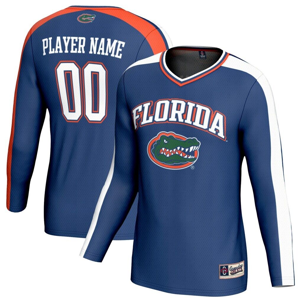 Florida Gators GameDay Greats Unisex NIL Pick-A-Player Lightweight Collegiate Volleyball Fashion Jersey - Royal