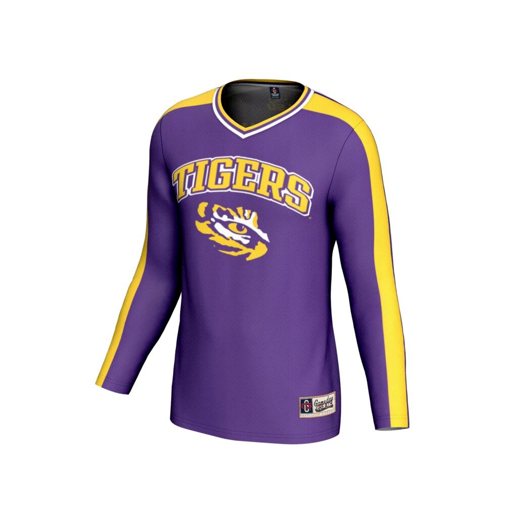 LSU Tigers GameDay Greats Unisex NIL Pick-A-Player Lightweight Collegiate Volleyball Fashion Jersey