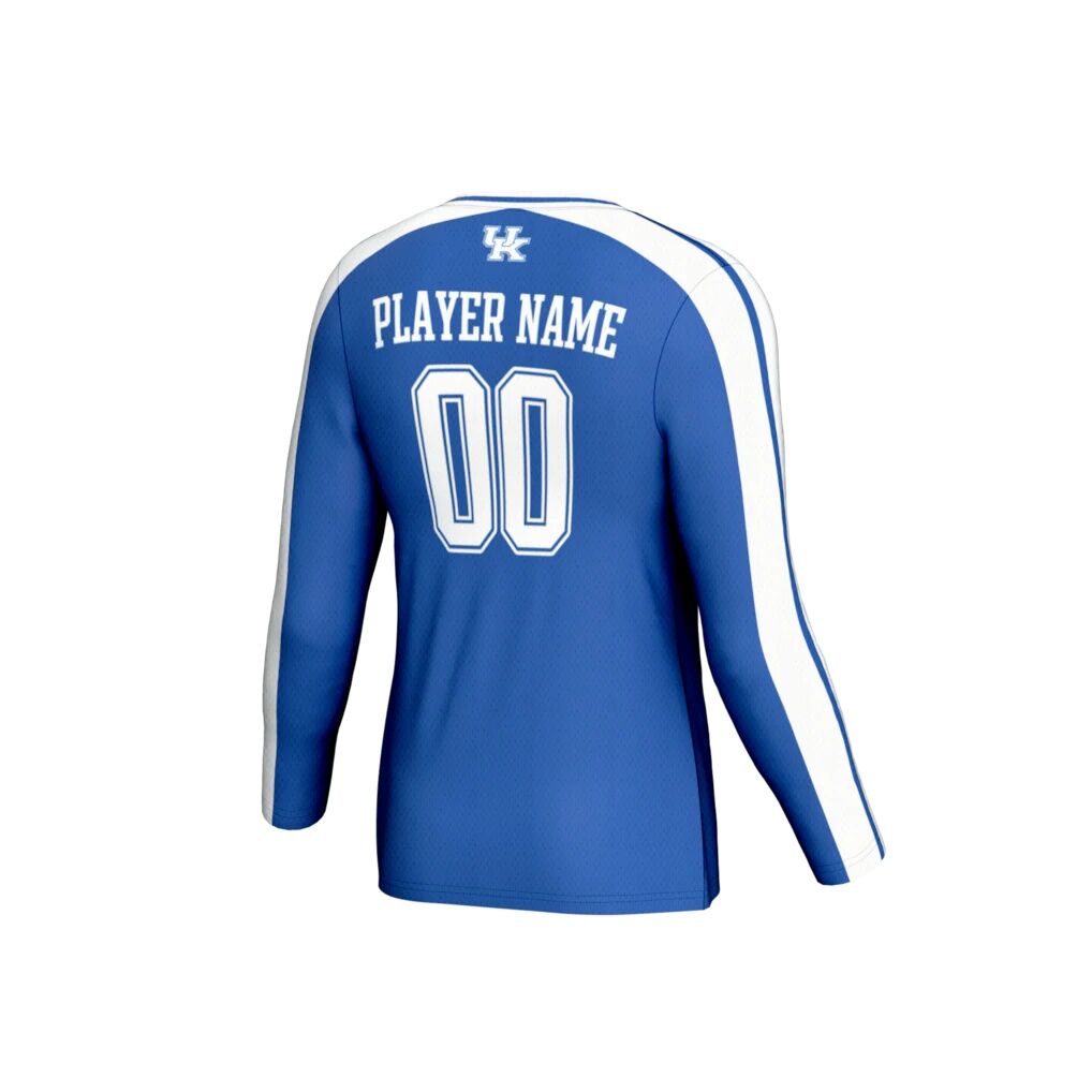 Kentucky Wildcats GameDay Greats Unisex NIL Pick-A-Player Lightweight Collegiate Volleyball Fashion Jersey - Royal