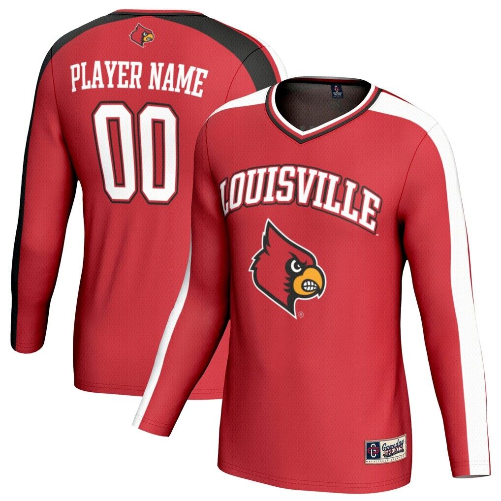 Louisville Cardinals GameDay Greats Unisex NIL Pick-A-Player Lightweight Collegiate Volleyball Fashion Jersey